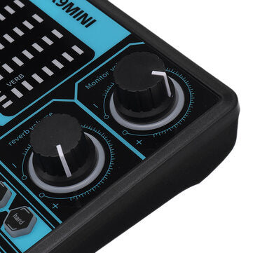 X9 MINI Computer External Mobile Phone Sound Card Repair Tone Mixer Suitable for Home Computer Recor