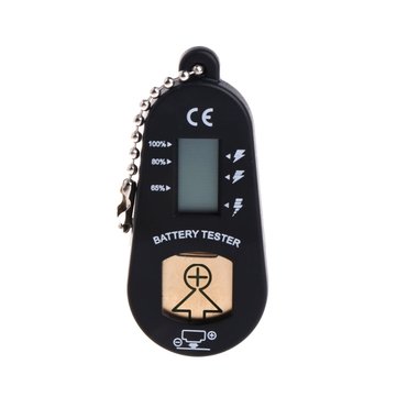 Electric Measuring Apparatus Hearing Aid Battery Tester Measuring Apparatus Devic... (COLOR1: BLACK)