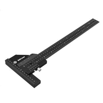 Drillpro Multifunction Inch and MM Woodworking Scriber Gauge Aluminum Steel Measuring Marking Framin