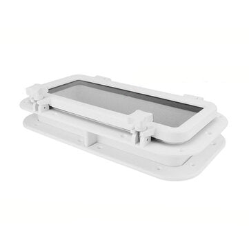 BSET MATEL Marine Porthole ABS Rectangular Hatches Portlights Replacement Waterproof Window Porthole