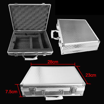 Aluminum Shockproof Waterproof Composite Buckle Storage Case for Studio Condense... (COLOR.: SLIVER)