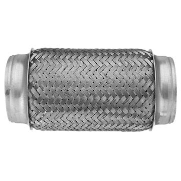 3x8 Inch Flex Pipe Exhaust Stainless Steel Double Braid Heavy Duty Coupling Tube
