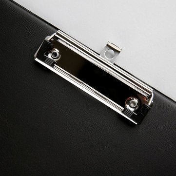 Deli 9224 A4 PVC Clip Board Portable Black Writing Board Clipboard Office School Meeting Accessories