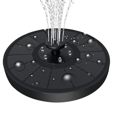 7V 3W Solar Fountain Powered Water Pump Bird Bath Pond Floating Garden Pool Outdoor