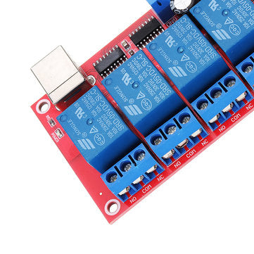 4 Channel 5V HID Driverless USB Relay USB Control Switch Computer Control Switch PC Intelligent Cont