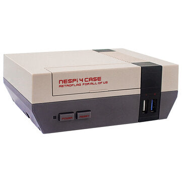 NESPi 4 Case Raspberry Pi 4 Case with SSD Cartridge Adapter Cooling Fan Heatsink for Raspberry Pi 4