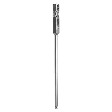 Broppe 7pcs SAE 5/64-5/16 Inch 100mm Magnetic Ball Screwdriver Bit 1/4 Inch Hex Shank