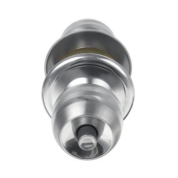Bedroom Bathroom Door Round Lever Handle Knobs Locks Stainless Steel