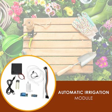 Automatic Irrigation Module DIY Set for Soil Moisture Detection and Automatic Water Pumping Garden I