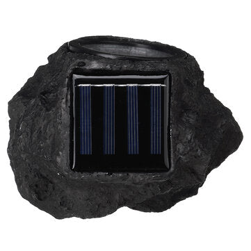 Solar Powered LED Rock Light Waterproof Stone Spot Lamp Garden Spotlight Outdoor Lighting