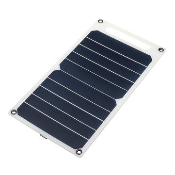 6W 6V 260x140x2.5mm S0506 Portable Semi-flexible Solar Panel with Back Junction Box Single USB Charg