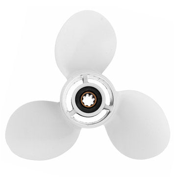 9 1/4 x 10 Aluminum Boat Outboard Propeller For Yamaha 9.9-15HP 63V-45945-00-EL