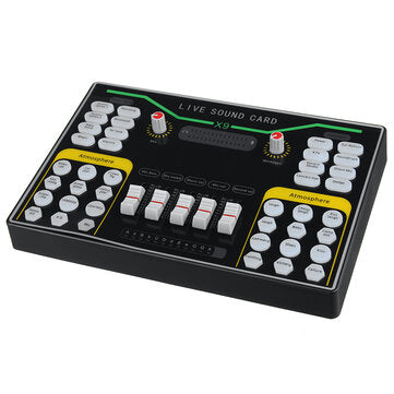 X9 Vibrato Fast Hand K Song Recording Device Dual Mobile Phone Live Broadcast Anchor USB 2-Channel S