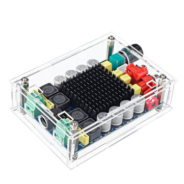 TDA7498 Stereo 2X100W Dual Channel  High Power Digital Computer Power Amplifier with Acrylic Shell