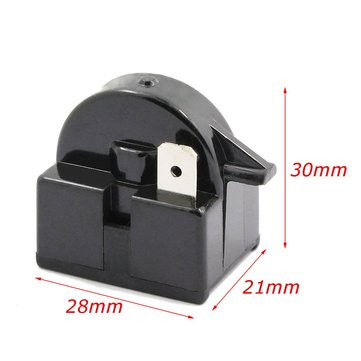QP2-4.7 Start Relay Refrigerator PTC FOR 4.7 Ohm 1 Pin Vissani Danby Compressor