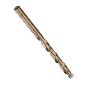 Drillpro 19pcs 1-10mm HSS M35 Cobalt Twist Drill Bit Set for Metal Wood Drilling