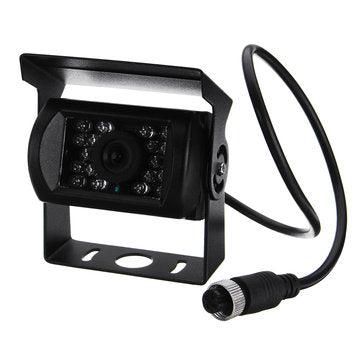 Truck Bus Van Car 4Pin 18LED CCD Heavy Duty Rear Backup Side Car Rear View Camera (COLOR.: COSMETIC)