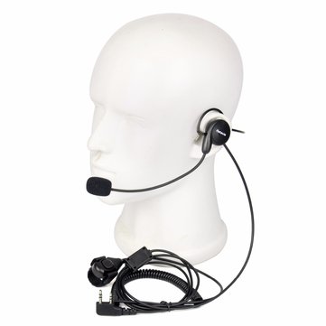 Retevis 2 Pin Earpiece H-777 RT-5R Mic Finger PTT Headset for Kenwood BAOFENG UV-5R BF-888s Ham Radi