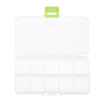 10 Grid Adjustable Electronic Components Project Storage Assortment Box Bead Organizer Jewelry Box P