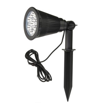 Solar 7 LED Color Changing Spot Light Wall Garden Outdoor Yard Landscape Lamp