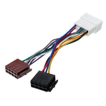 Stereo Radio ISO Wiring Harness Plug Wire Adaptor For Mitsubishi For Citroen For Peugeot
