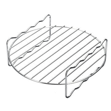 8Pcs 8 Inch Air Fryer Accessories Set Chips Dish Baking Pizza Pan Kitchen Toolss 5.2~5.8QT