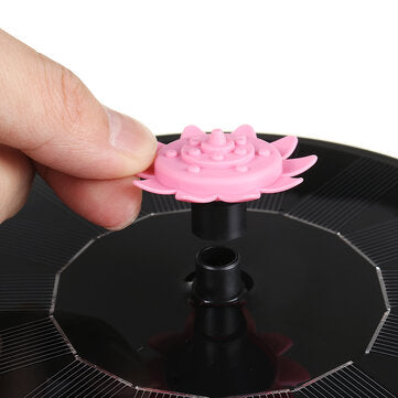 7V 1.4W Solar Powered Water Fountain Pumps Floating Fountains Home Pond Garden Decor