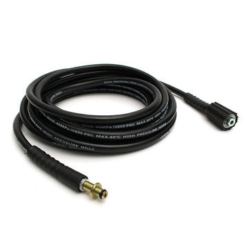5800PSI 40MPa 7.5m 1/4 Inch Pressure Washer Hose Replacement W/22mm Pump End Fitting for Karcher K2
