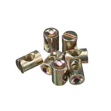 Suleve 125Pcs High Precision Hex Socket Head Cap Screw Bolts and Barrel Nuts Furniture Connecting Sc