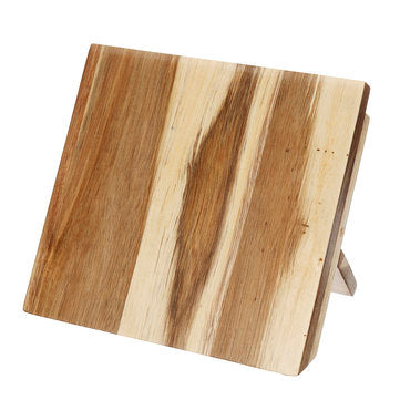 Wooden Magnetic Knifes Holder Block Kitchen Cookware Cutlery Storage Organizer Kitchen Storage Conta