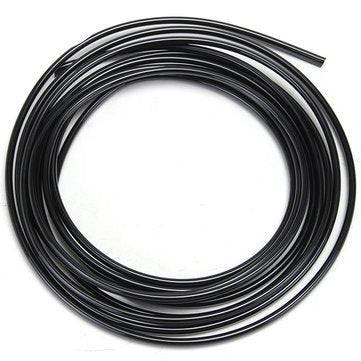 5m Rubber Car Interior Moulding Trim Strip Black Flexible Decoration Dashboard Door Edge Line