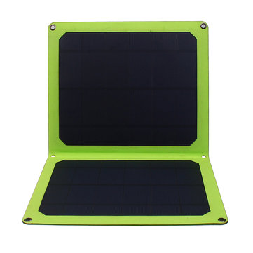 5V 14W Portable Folding Single Crystal Solar Panel with USB Socket for Outdoor