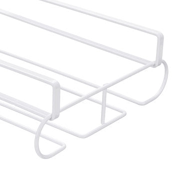 White Metal Fresh Bar Champagne Wine Glass Holder Rack Storage Cabinet Hanging