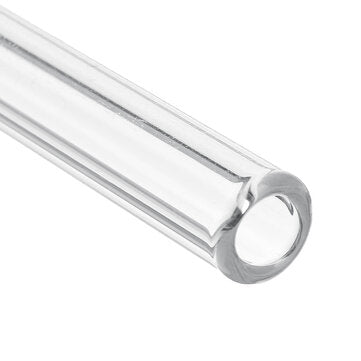 10Pcs 250mm OD 7mm 2mm Thick Wall Borosilicate Glass Blowing Lab Tube
