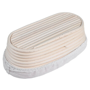 Oval Bread Proofing Basket Set Rattan Fermented Bread Basket Proofing Basket Kit