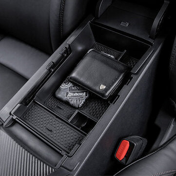 Armrest Storage Box Holder Central Console Card Case For Mazda 3 Axela 2020