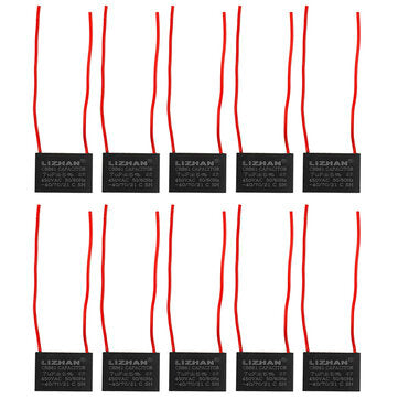 10pcs CBB61 450V 7uf Starting Capacitance AC Fan Capacitor CBB Motor Run Capacitor 450V 7F