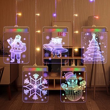 USB Remote Control 8 Modes LED String Light 3D Luminous Letters Fairy Christ... (COLOR.: MULTICOLOR)