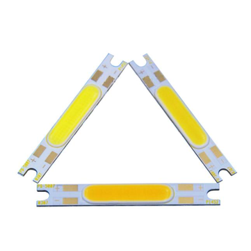 5W DC 9-12V COB Chip LED Light Source on Board 50x7mm for Wall Lamps Table La... (COLOR.: COLDWHITE)