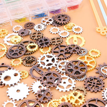 45Pcs/Set Pendant Trays Set DIY Jewelry Bezel Making Crystal Bracelet Pendant Silicone Resin Mould J