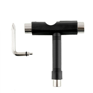 Universal T Shape Wrench Roller Skate Skateboard Longboard  Board ATB Tool Allen Key Multifunction