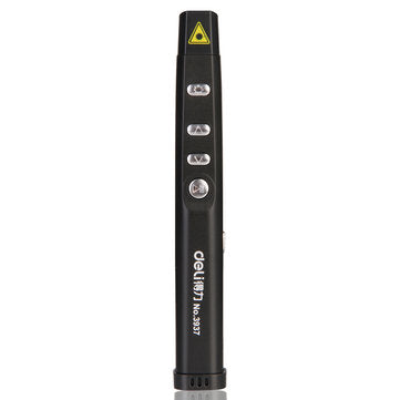 Deli 3937 Wireless Presenter Red Laser Flip Pen PPT Laser Page Pen Clicker Presentation Pen USB Remo