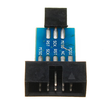 10 Pin To 6 Pin Adapter Board Connector For  ISP Interface Converter AVR AVRISP USBASP STK500 Standa