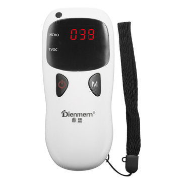 Digital Formaldehyde Detector TVOC Meter Indoor Home Room Gas Air Quality Tester (COLOR.: WHITE)
