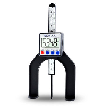 0-80mm Digital Height Gauge Magnetic Feet Electronic Caliper Depth Gage For Router Tables Woodworkin