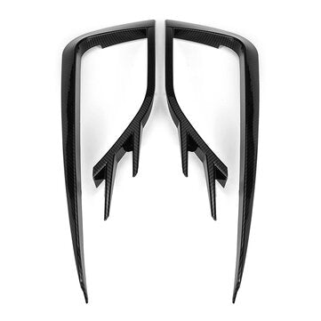 Carbon Fiber Look Front Fog Lamp Light Eyebrow For VW Golf MK7.5 2018-2020