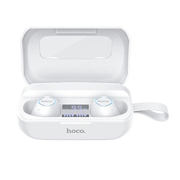 HOCO ES37 TWS Wireless bluetooth Headset Digital Display In-ear Earphone Stereo W... (COLOR.: WHITE)