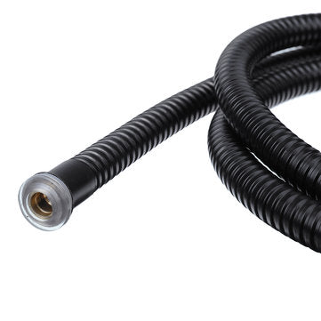 1.5M Black Stainless Steel Bathroom Shower Hose Handheld Water Pipe Fittings Shower Head Hose Replac