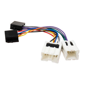 Car 4Pin 9Pin ISO Wiring Harness Stereo Radio Cable Adaptor Wire Loom Audio Connector For Nissan Pat