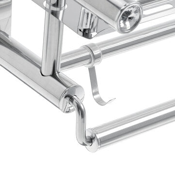 H45161 60cm No Punching Stainless Steel Towel Racks